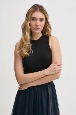 Top Dkny čierna farba, DJ5T1413