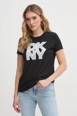 Tričko Dkny dámske, čierna farba, P5AHSWNA