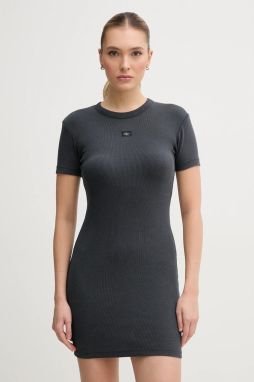 Šaty Calvin Klein Jeans šedá farba, mini, priliehavá, J20J225265