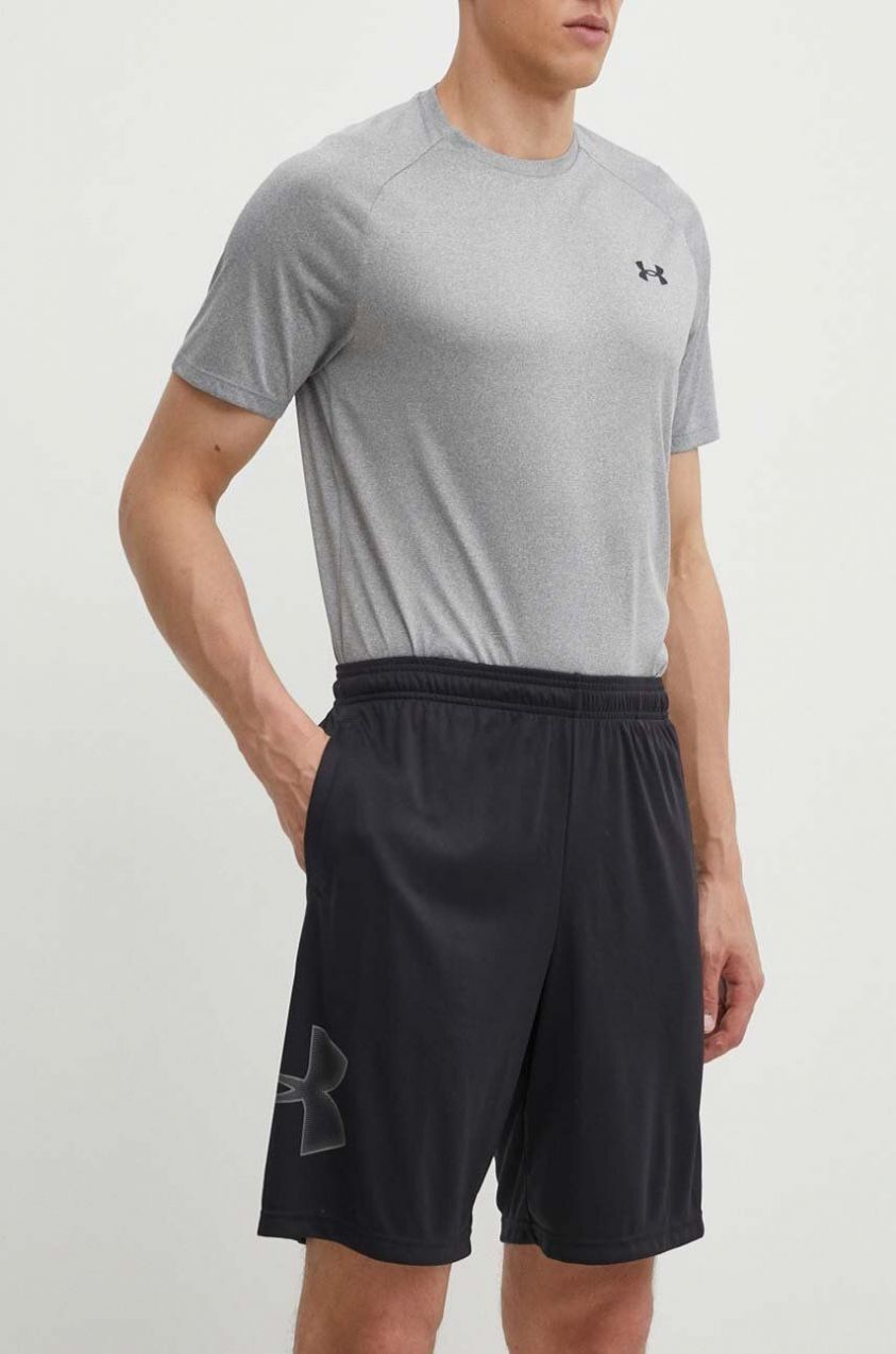 Tréningové šortky Under Armour Tech Graphic čierna farba, 1306443