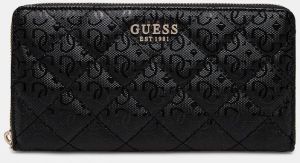 Peňaženka Guess LAUREL dámska, čierna farba, SWGG85 00163