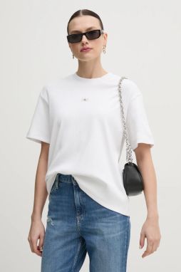 Tričko Calvin Klein Jeans dámske, biela farba, J20J225247