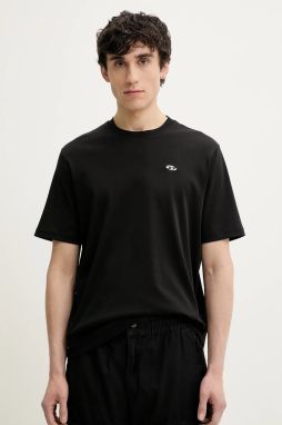 Tričko Diesel T-ADJUST-DOVAL-PJ T-SHIRT pánske, čierna farba, jednofarebné, A15056.0AIJU
