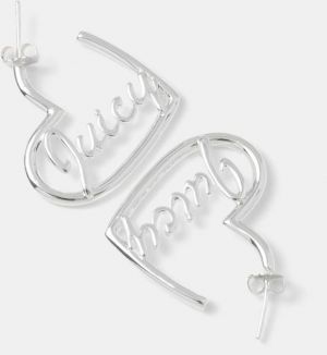 Náušnice Juicy Couture JUICY HEART LARGE HOOP EARRINGS JCJHE124011
