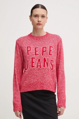 Sveter Pepe Jeans PANDORA dámsky, červená farba, PL702270