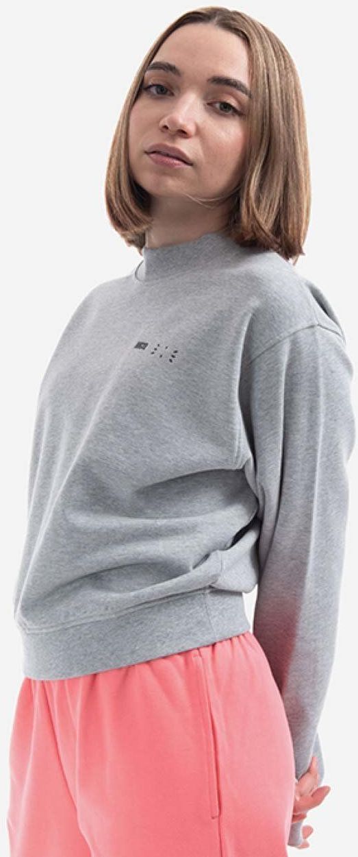 Bavlnená mikina MCQ 624675RSJ771230-grey, dámska, šedá farba, jednofarebná