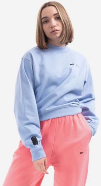 Bavlnená mikina MCQ 624675RSJ765355-PURPLE, dámska, jednofarebná