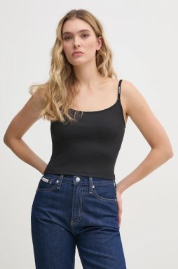 Top Calvin Klein Jeans čierna farba, J20J225312