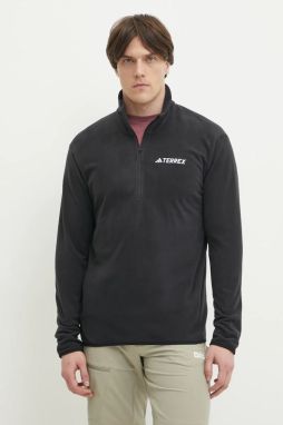 Športová mikina adidas TERREX Essentials čierna farba, jednofarebná, JP0783