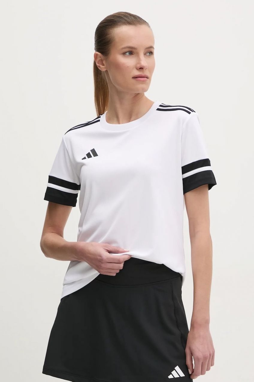 Tréningové tričko adidas Performance Squad 25 biela farba, JI9991