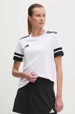 Tréningové tričko adidas Performance Squad 25 biela farba, JI9991