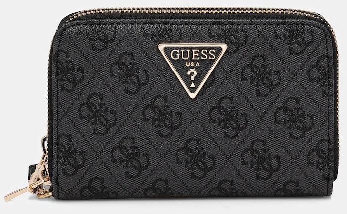 Peňaženka Guess LAUREL dámska, šedá farba, SWSG85 00164