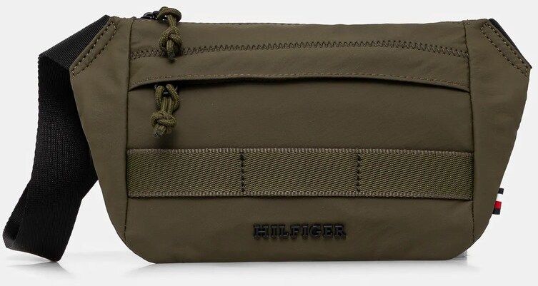 Ľadvinka Tommy Hilfiger zelená farba, AM0AM13220