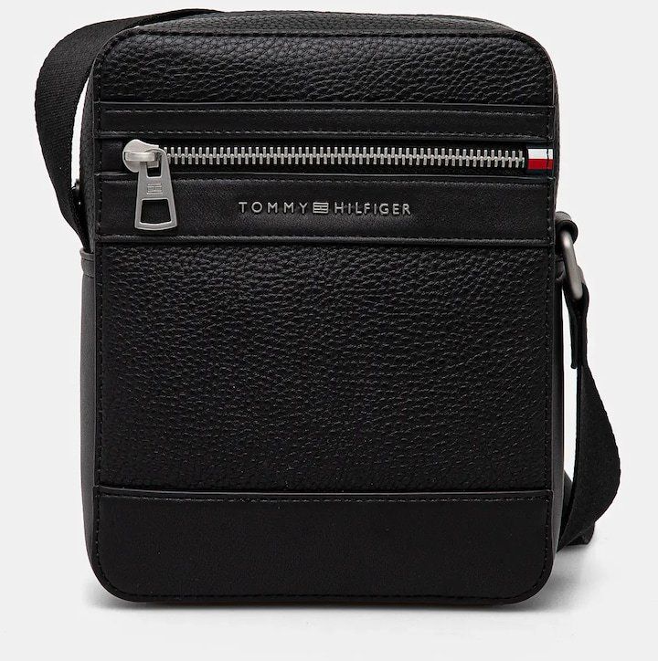 Malá taška Tommy Hilfiger čierna farba, AM0AM13204