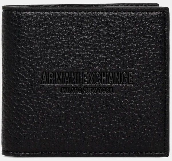 Peňaženka Armani Exchange pánska, čierna farba, XM000168 AF11931