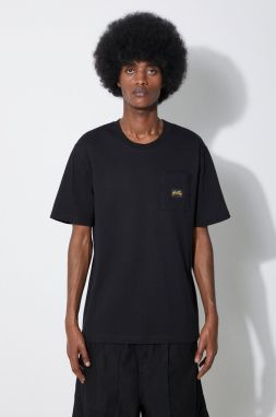 Bavlnené tričko Stan Ray Patch Pocket T-Shirt pánsky, čierna farba, jednofarebný, SS2400367