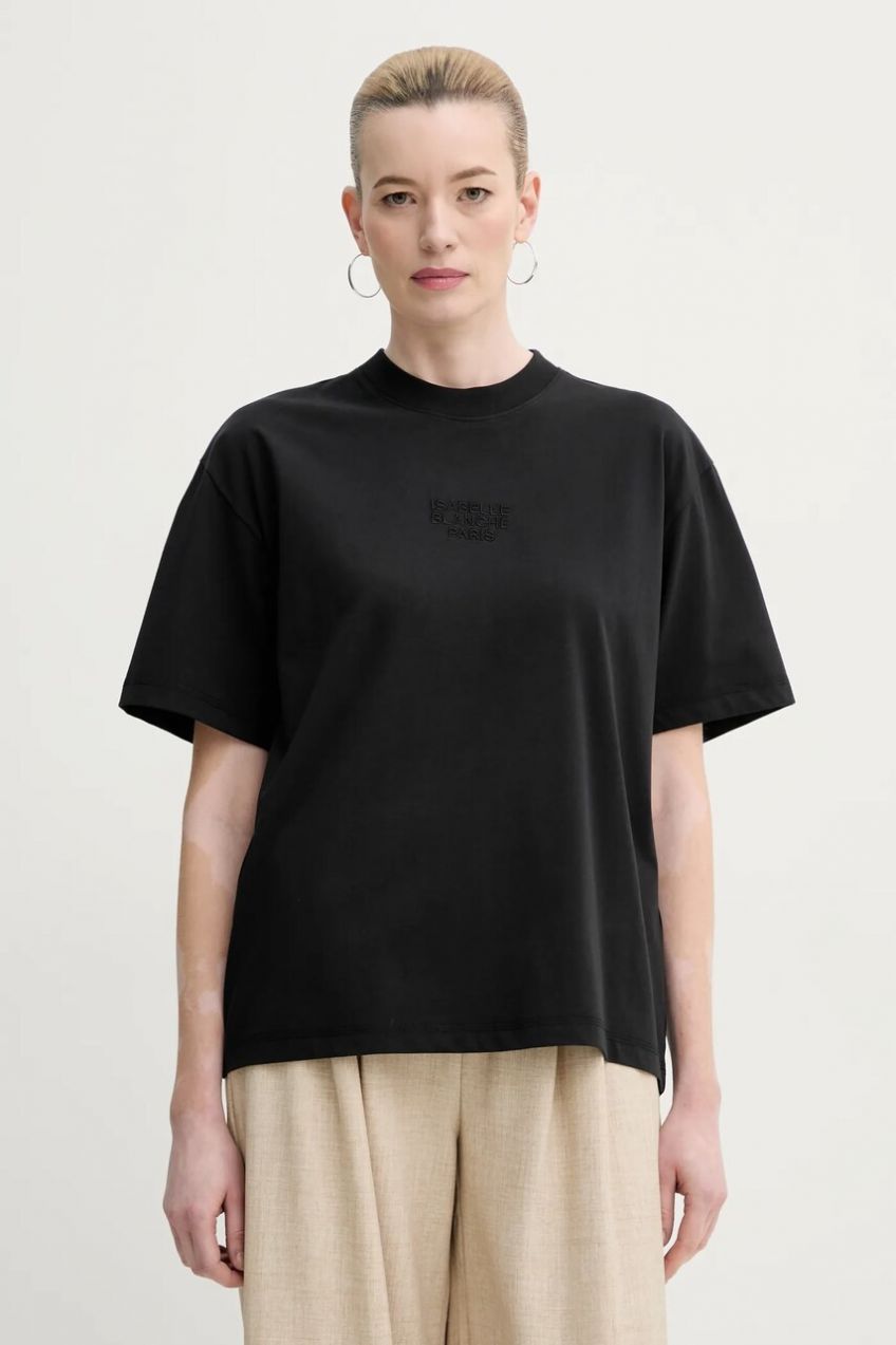 Tričko ISABELLE BLANCHE dámske, čierna farba, IS25SS-T053-T013