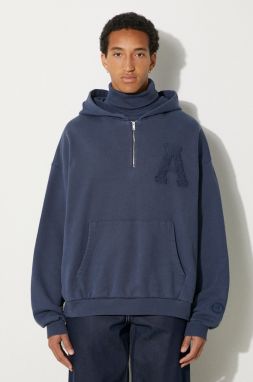 Bavlnená mikina AMBUSH Collar Rib Sweatshirt Insignia pánska, s kapucňou, s nášivkou, BMBB004F24FLE0014545