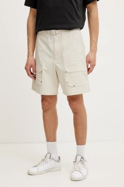Šortky adidas Originals Essential pánske, béžová farba, JD5883