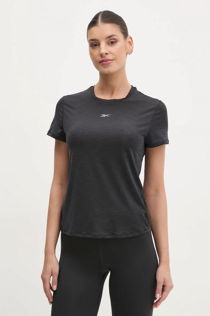 Tréningové tričko Reebok Athletic čierna farba, 100214669