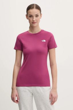 Tričko The North Face Simple Dome dámske, ružová farba, NF0A87NH6EO1