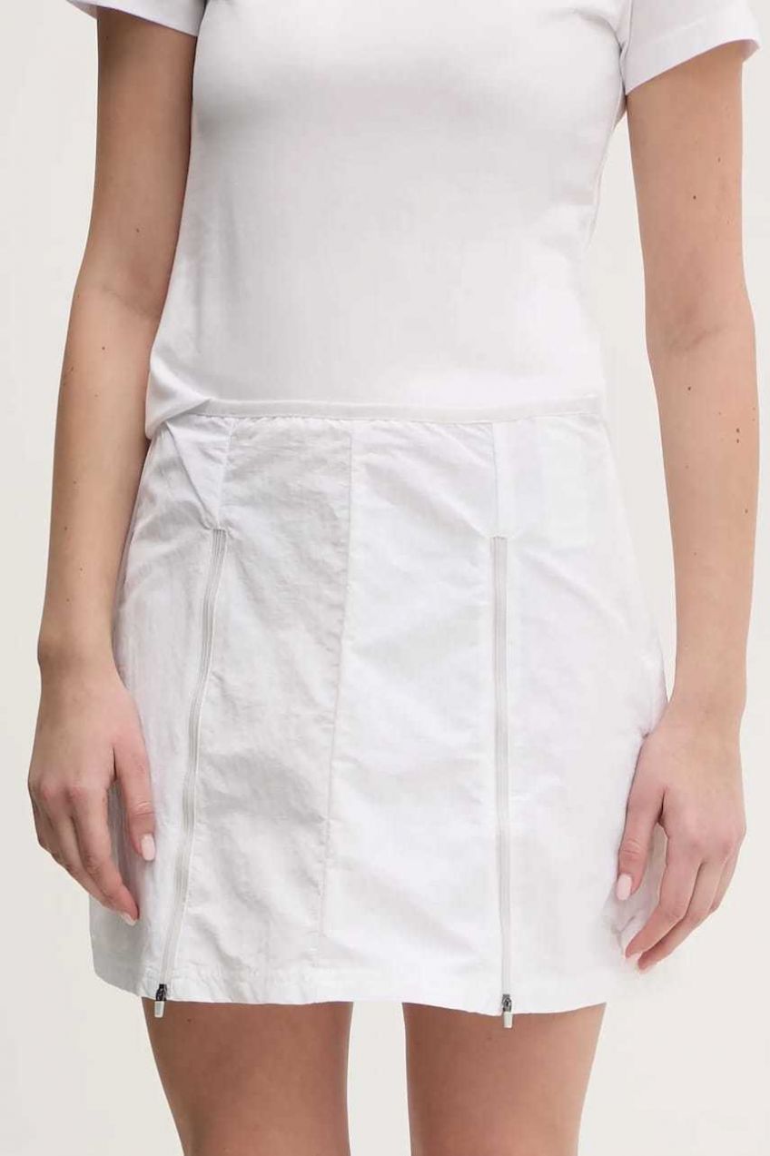 Sukňa Puma biela farba, mini, áčkový strih, 629830