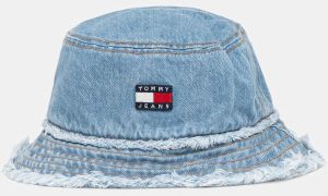 Džínsový klobúk Tommy Jeans bavlnený, AW0AW17310