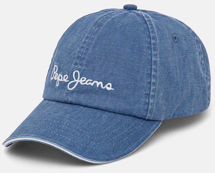 Bavlnená šiltovka Pepe Jeans WEI CAP s nášivkou, PL040364
