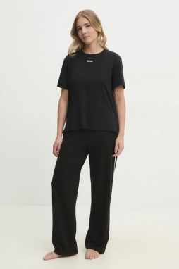 Pyžamo Dkny dámske, čierna farba, YI70040