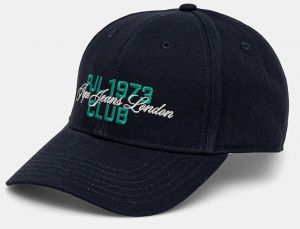 Bavlnená šiltovka Pepe Jeans TALBOT CAP tmavomodrá farba, vzorovaná, PM040570