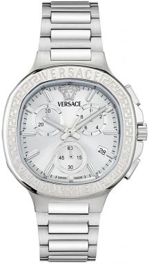 Hodinky Versace dámske, strieborná farba, VEVCA0424