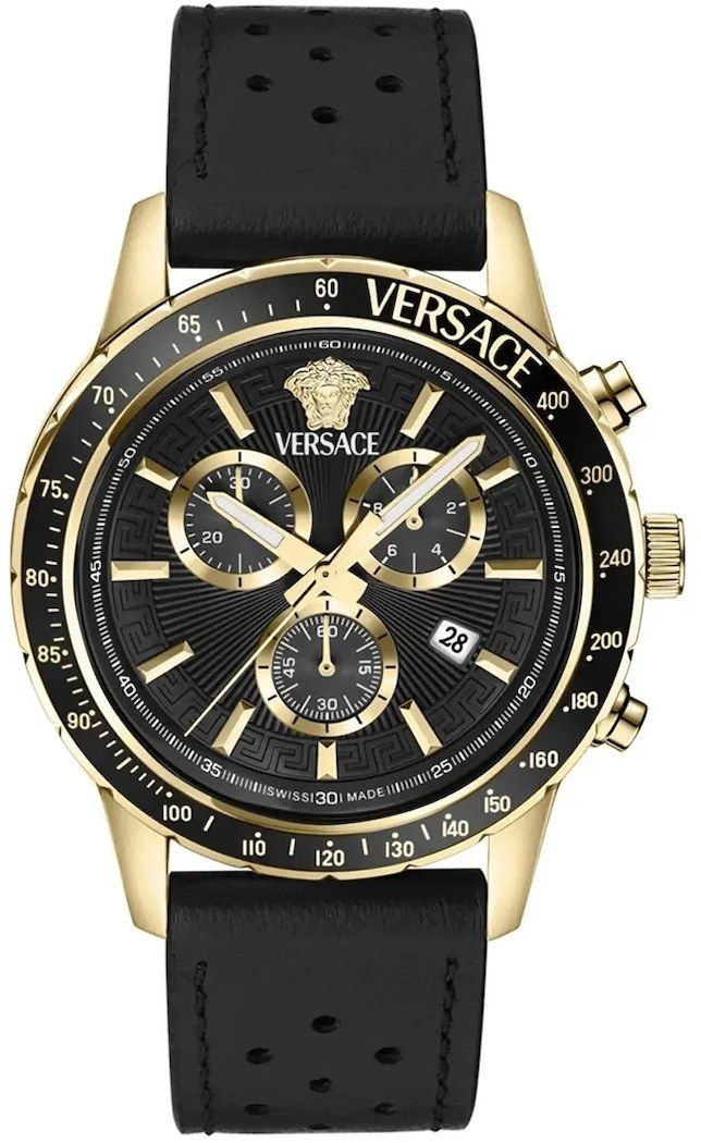 Hodinky Versace pánske, čierna farba, VEZCA0224