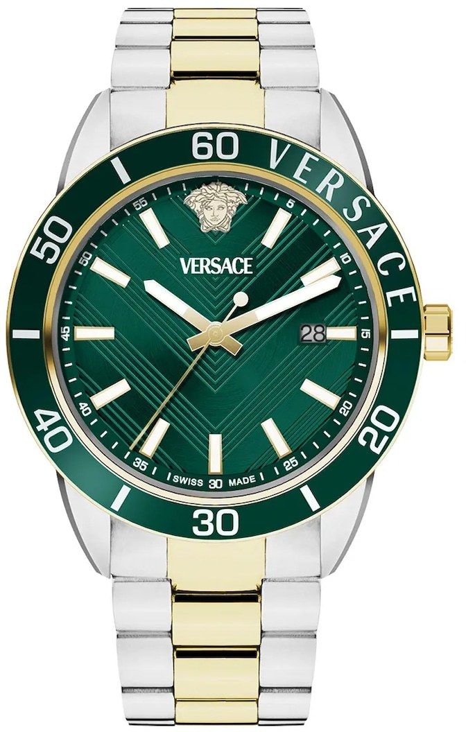 Hodinky Versace pánske, zelená farba, VEYCA0524