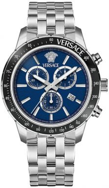 Hodinky Versace pánske, strieborná farba, VEZCA0324