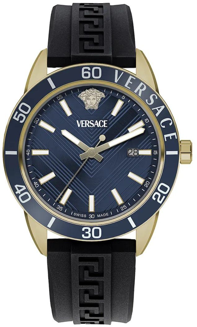 Hodinky Versace pánske, čierna farba, VEYCA0224