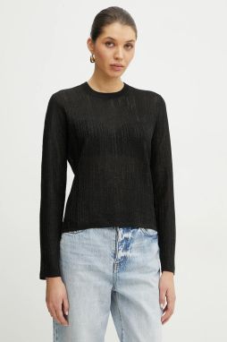 Sveter Armani Exchange dámsky, čierna farba, tenký, XW000114 AF11957