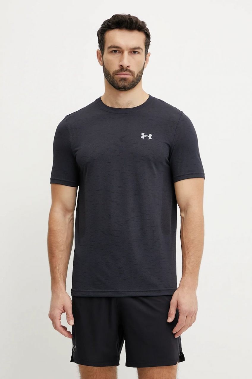Tréningové tričko Under Armour Vanish Seamless čierna farba, jednofarebné, 1382801