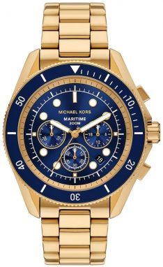 Hodinky Michael Kors MARITIME pánske, zlatá farba, MK9202