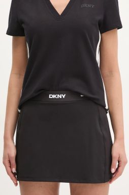 Sukňa Dkny čierna farba, mini, puzdrová, DP5K1010