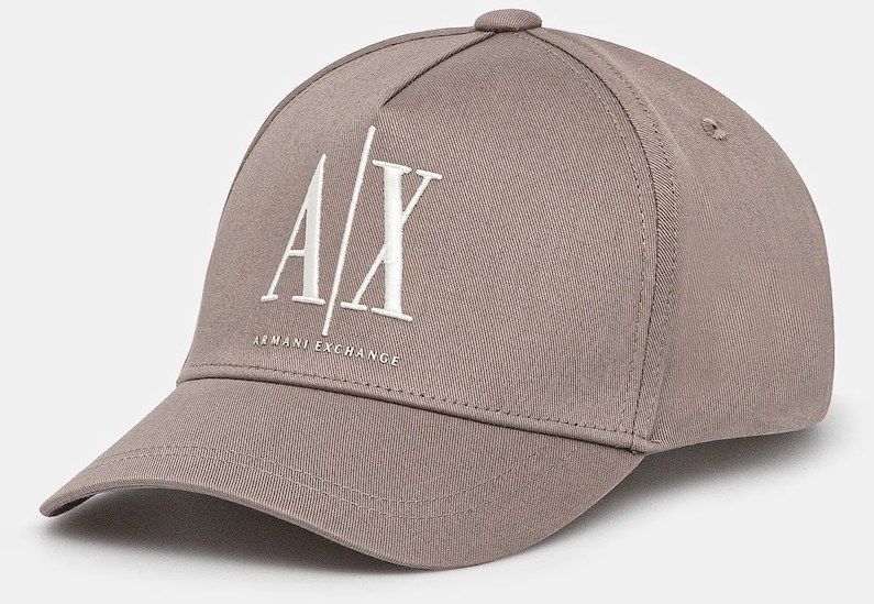 Bavlnená šiltovka Armani Exchange béžová farba, s nášivkou, XM000811 AF13343