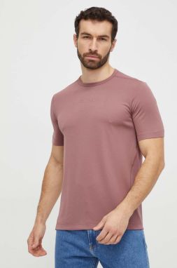 Tréningové tričko Calvin Klein Performance ružová farba, jednofarebný