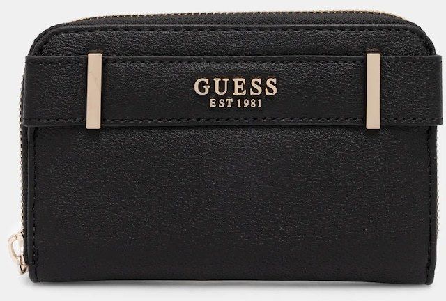 Peňaženka Guess ANADELA dámska, čierna farba, SWBG96 33140