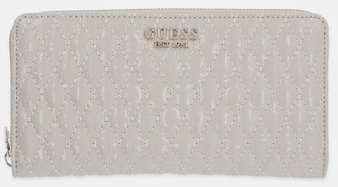 Peňaženka Guess BETULA dámska, béžová farba, SWGG96 26163