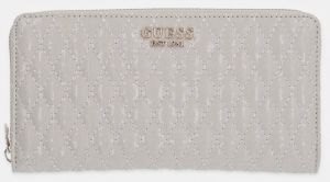 Peňaženka Guess BETULA dámska, béžová farba, SWGG96 26163