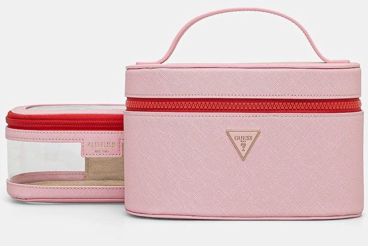 Kozmetická taška Guess 2-pak ružová farba, PW7528 P5261