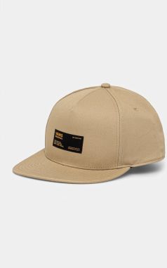 Bavlnená šiltovka Vans béžová farba, s nášivkou, VN000NBX4MG1