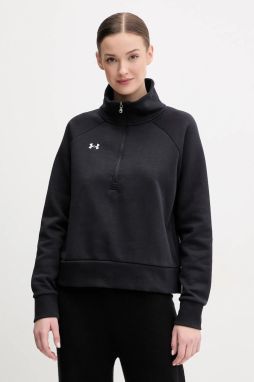 Mikina Under Armour dámska, čierna farba, jednofarebná