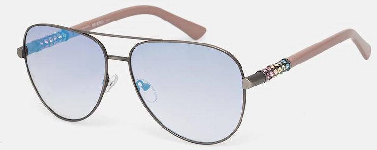 Slnečné okuliare Kurt Geiger London MAYFAIR dámske, strieborná farba, 4040263999