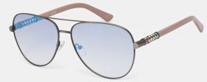 Slnečné okuliare Kurt Geiger London MAYFAIR dámske, strieborná farba, 4040263999