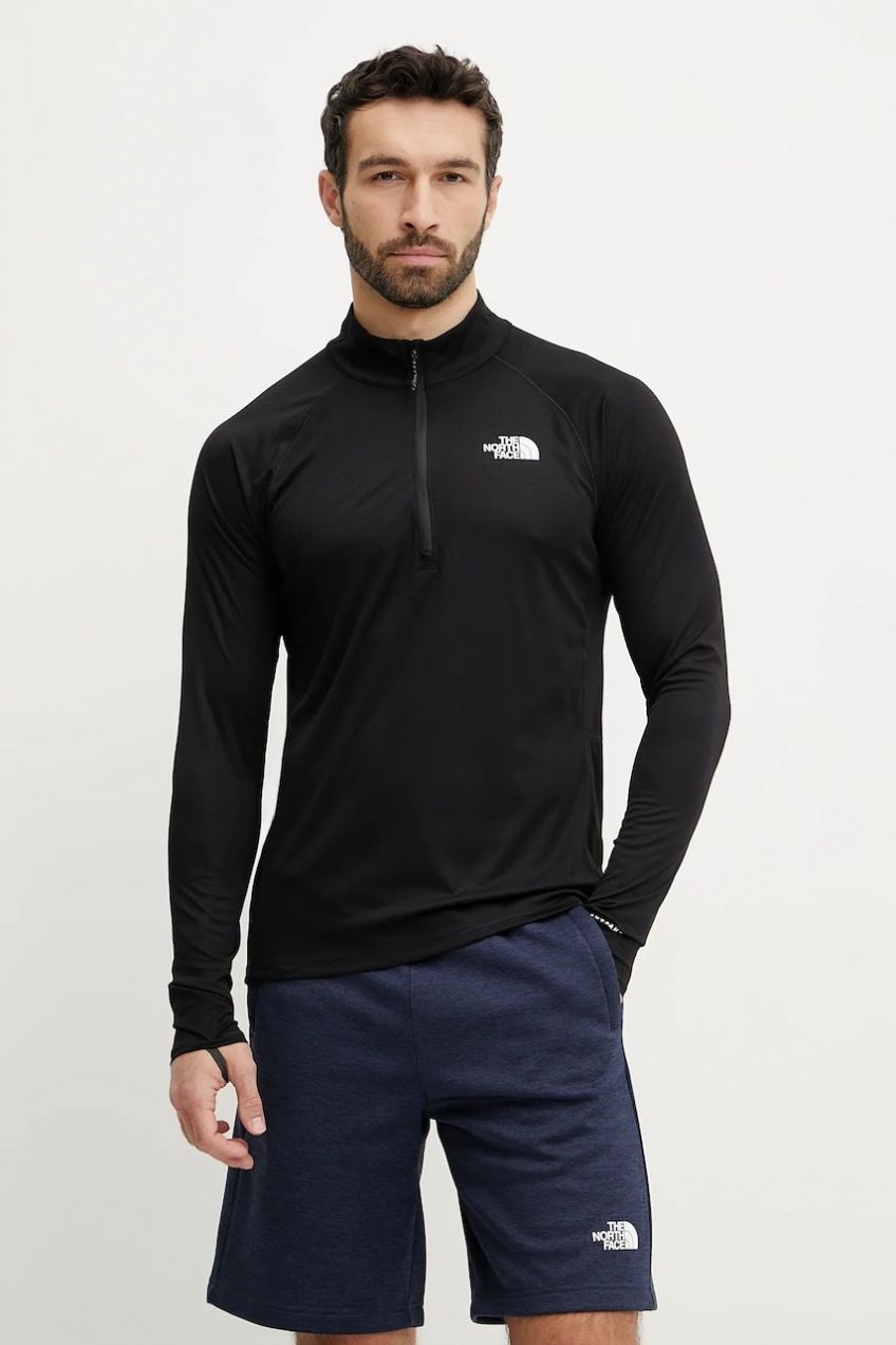 Športová mikina The North Face Sunriser čierna farba, jednofarebná, NF0A8BBMJK31